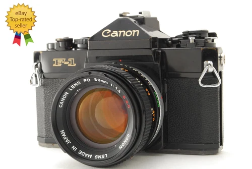 READ [Exc+5] Canon F-1 late 35mm Film Camera FD 50mm F/1.4 SSC S.S.C From Japan