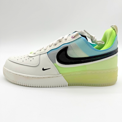 Nike Air Force 1 React Sail | Barely Volt | Ghost Green Black DM0573-101 Size 9 Nike Air Force 1 Low React Sail/Barely Volt/Ghost Green  main image 4