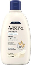 Aveeno Skin Relief Body Wash Soothes Very Dry Skin  500ML UK