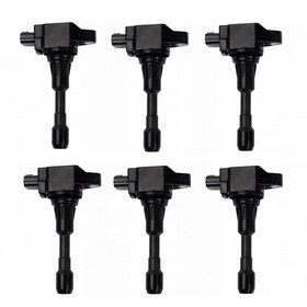 TRQ 6pc Engine Direct Ignition Coil Set Kit for Nissan GT-R V6 3.8L Brand New