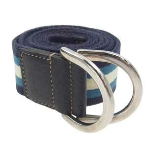 Gucci 146435 ceinture double anneau ligne bleu occasion LIFE 0