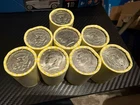 8 Kennedy Half Dollar Unsearched Bank Roll 160 COINs ROLLS SEALED UNOPENED