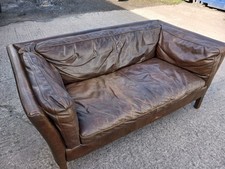 John Lewis leather Halo Groucho Sofa