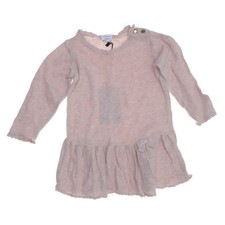 Lindex Baby, Kleid, Größe: 68, Pink, Baumwolle, Einfarbig, Feinstrick #JfM