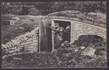 GERMANY, Postcard, Franzosen auf Vorposten, RPPC, WWI