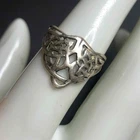 6780 Vintage Sterling silver 925 Celtic style woven band Size 6  2 grams