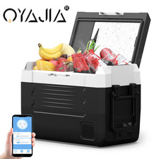 Tragbarer Kompressor Kühlbox Kühlschrank 55L Auto 12/24V Camping -20℃ ~20℃ APP