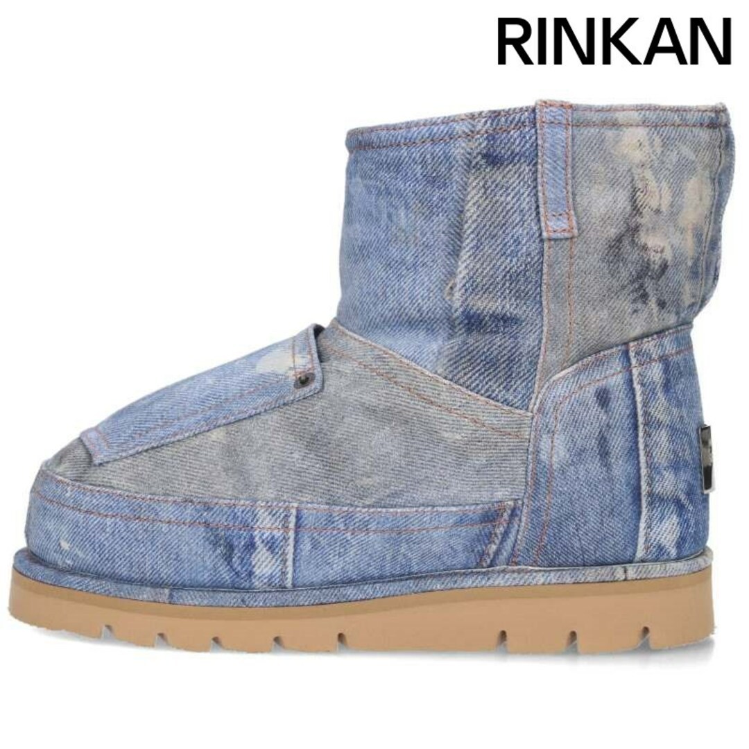 Acnes Studios 24AW FNMNSHOE000296 denim patchwork ankle Acnes Studios 24AW FNMNSHOE000296 denim patchwork ankle
