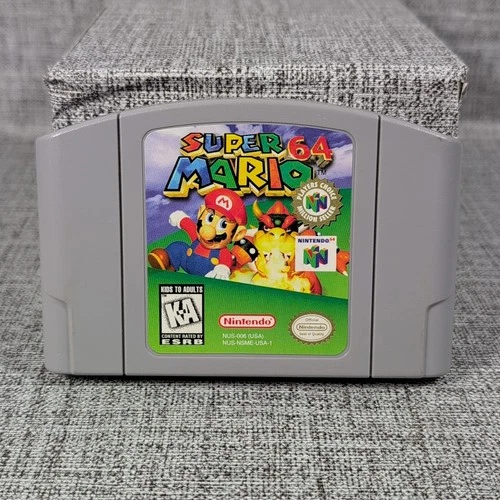 Super Mario 64 (Nintendo 64, 1999) Authentic Tested Working Player's Choice N64