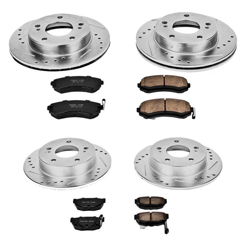 PowerStop K755 Brake Kit For Nissan 240SX 1994-1996 Front Rear Foto 2 de 4