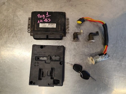 Renault Megane 1 I 14i 16V ECU STARTER KIT 8200046162 / 8200044437/8200029340E