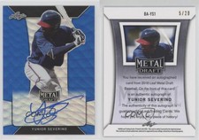 2018 Leaf Metal Draft Blue Wave /20 Yunior Severino #BA-YS1 Auto