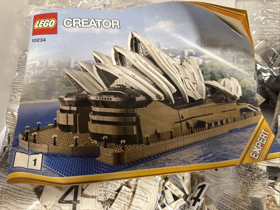 LEGO Creator Sydney Opera House (10234) incompleto/bolsas # 3, 4 sellado/leer Foto 3 de 4