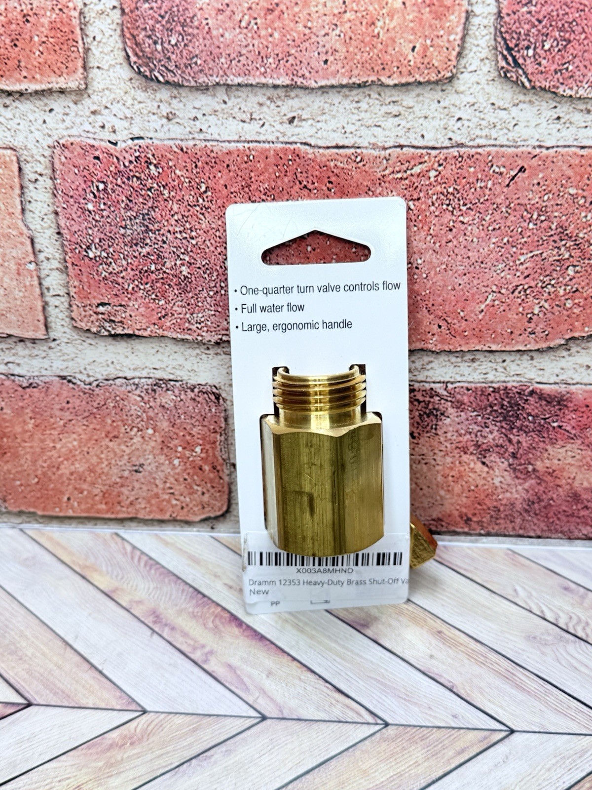 Dramm 114960 036434 4 Heavy-Duty Brass Shut-Off Valve, Single New Fast Free Ship