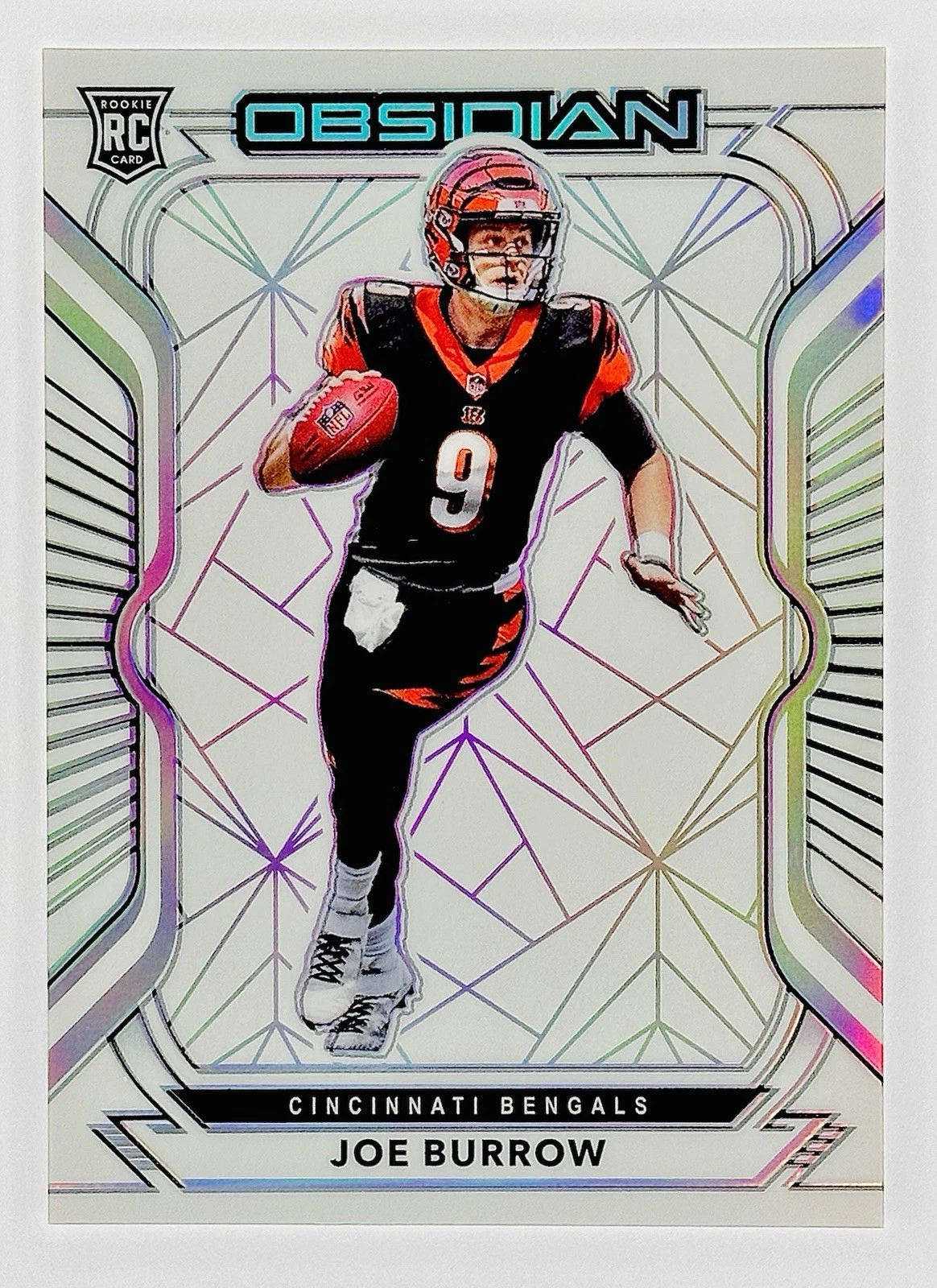 Joe Burrow Panini Obsidian #101 Electric Etch Contra