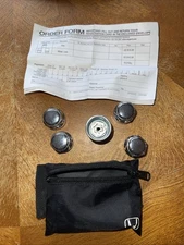 HONDA OEM WHEEL LOCK SET WITH 22MM M14x1.5 LUG NUT McGARD 046136 BLACK