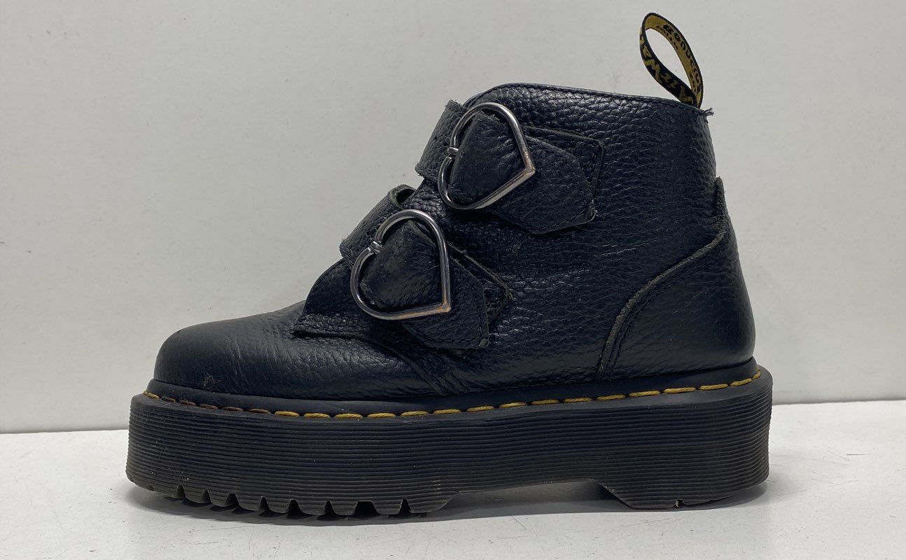 Dr. Martens Black Solid Platform Boot Boot Women … - image 1