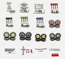 Aluminum metal Upgrade parts silver Fits For ECX 1/24 Barrage FTX/RGT Rc car