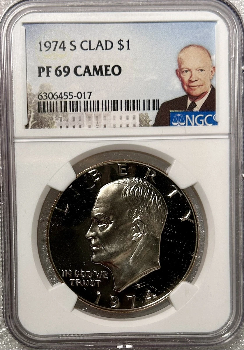 PR 69 Graded 1974 Eisenhower Dollars (1971-1978) for sale | eBay