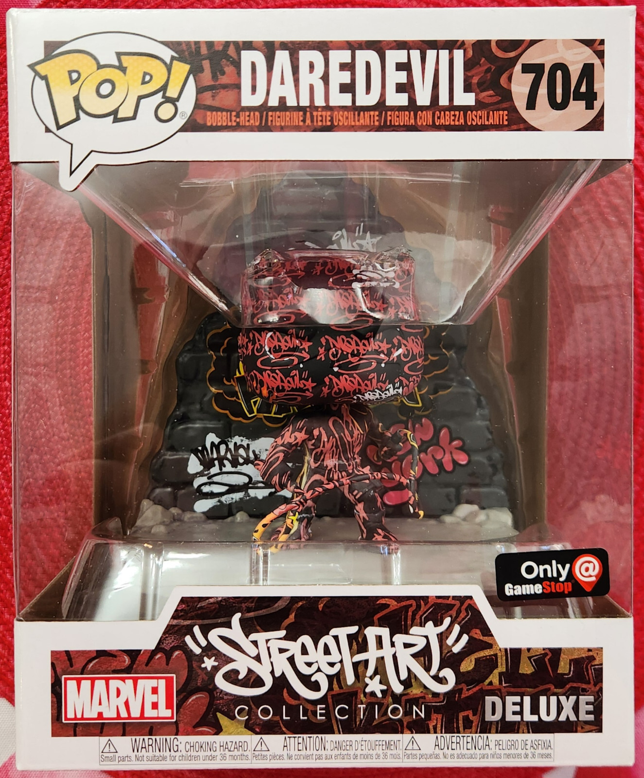 Sale Funko Pop! Deluxe Marvel Street Art: Daredevil #704 Gamestop Exclusive