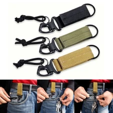 Tactical Backpack Key Hook Molle Waist Belt Buckle Fastener Hook Buckle Bag Clip