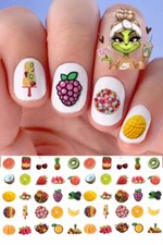 Fruit Waterslide Nail Decals Set Of 50 Instructions Bonus