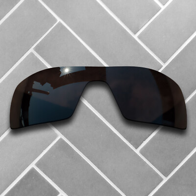Polarized Carbon Black Replacement Lenses for-Oakley Oil Rig Sunglasses