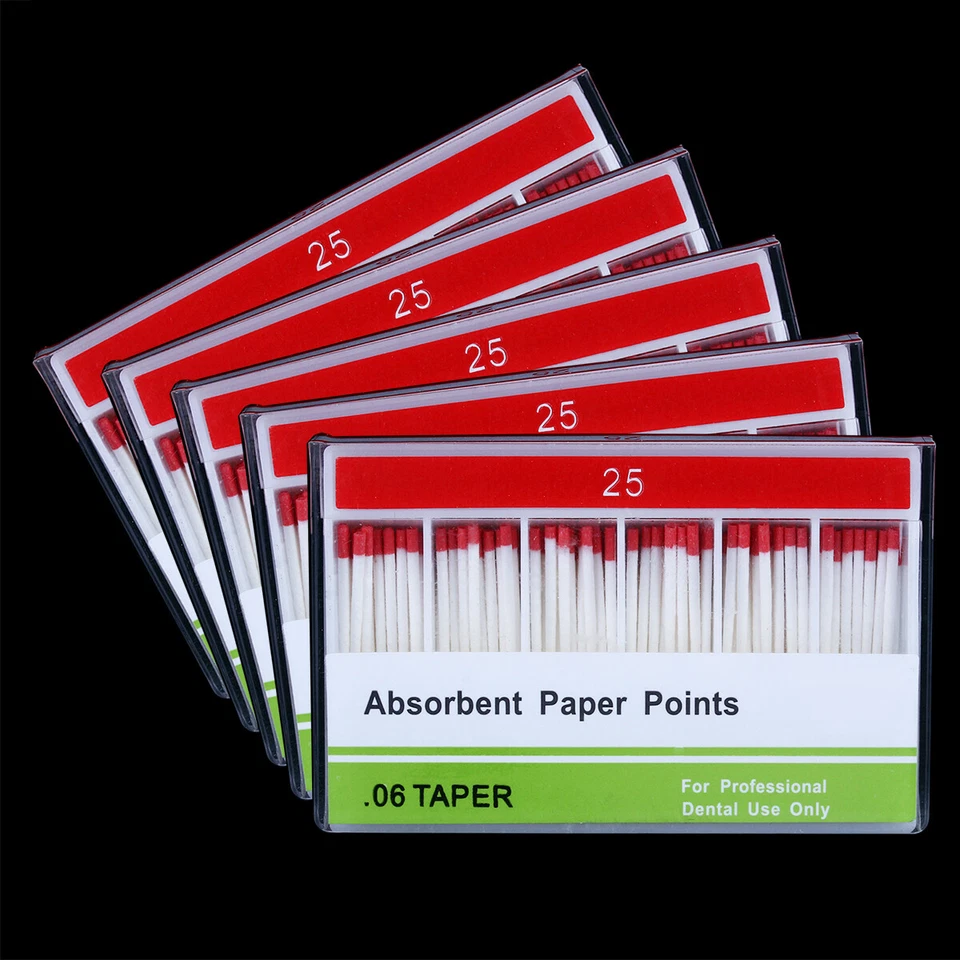 Dental Endo Treatment Absorbent Paper Greater Taper Points PP0.06 25# Dentistry - Image 2 of 4