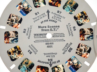 View-Master -More Scenes from E. T. 4001 2 Reels ONLY B & C - #118 