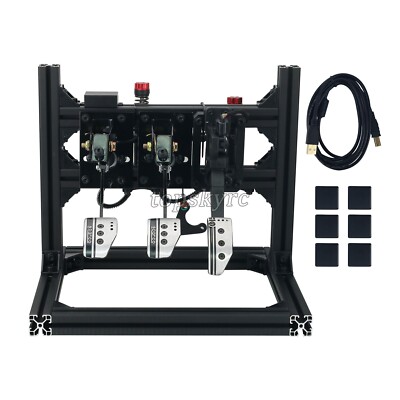 Simplayer Black Hydraulic Pedal Racing Pedals Simulator for Drifting Games