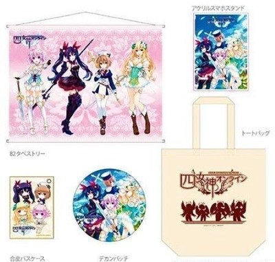 Hyperdimension Neptunia Noire Goods Set Tapestry Acrylic Stand Anime