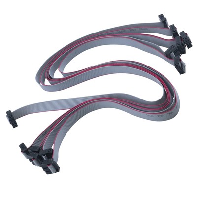 60cm 10pin Usb Asp Isp Jtag Avr Wire 10p Idc Flat Ribbon Data Cable 2.54mm Conne