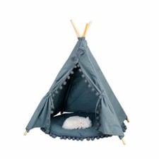 Portable Dog Tent Pet Teepee Foldable Cat Tent Dog Kennel Puppy House Washable