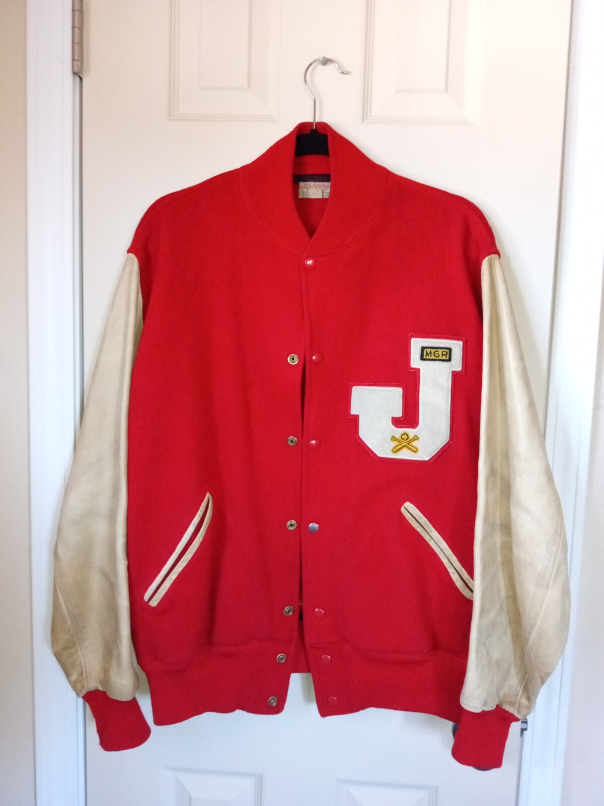 1953 Vintage Varsity Jacket (Devils Jeffersonville H… Gem