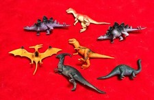 Lot of Toy Dinosaurs Action Figures T-Rex Stegosaurs Pterodactyl Brontosaurus