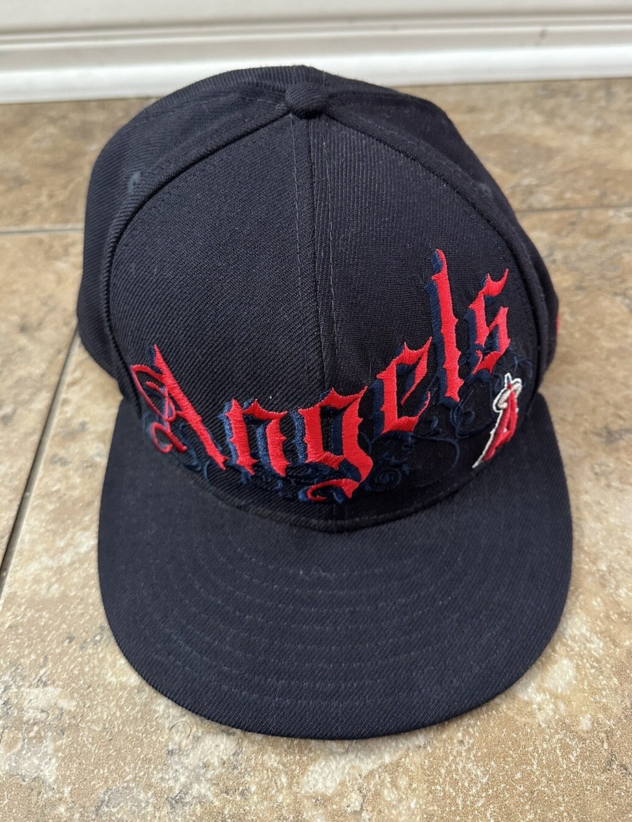 AH MURDERZ × MLB × NEW ERA® Angels New Era LOS ANGELES ANGELS RED 9FIFTY Size 7/58 Fitted Cap | eBay