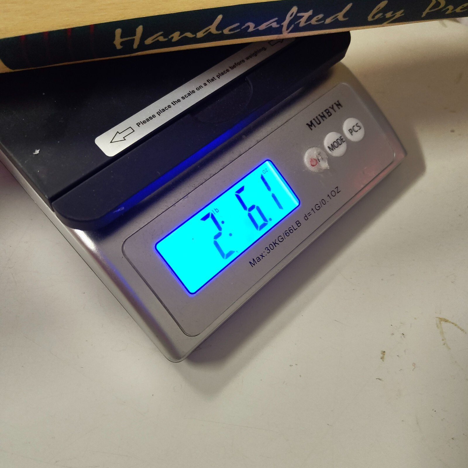 Vintage PR Premier Daffodils Silver English Willow Cricket Bat SH New Old Stock