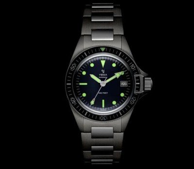 Yema Superman Heritage YMHF1573-AM Mens Watch RONDA 515FE 39mm