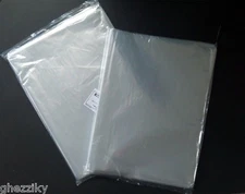 CLEAR POLY BAGS Large Plastic Packaging Open Flat Packing 25 50 100 12 14 18 20 