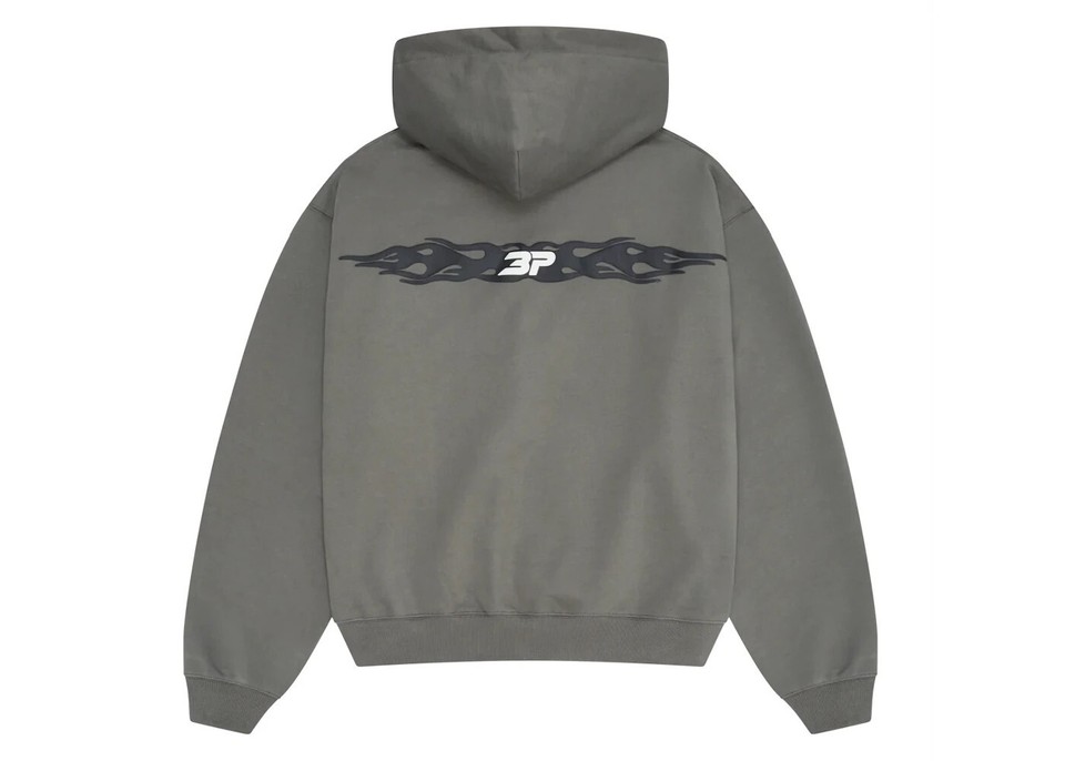 New Deadstock Broken Market Chaos Hoodie Gunmetal Gray SMALL