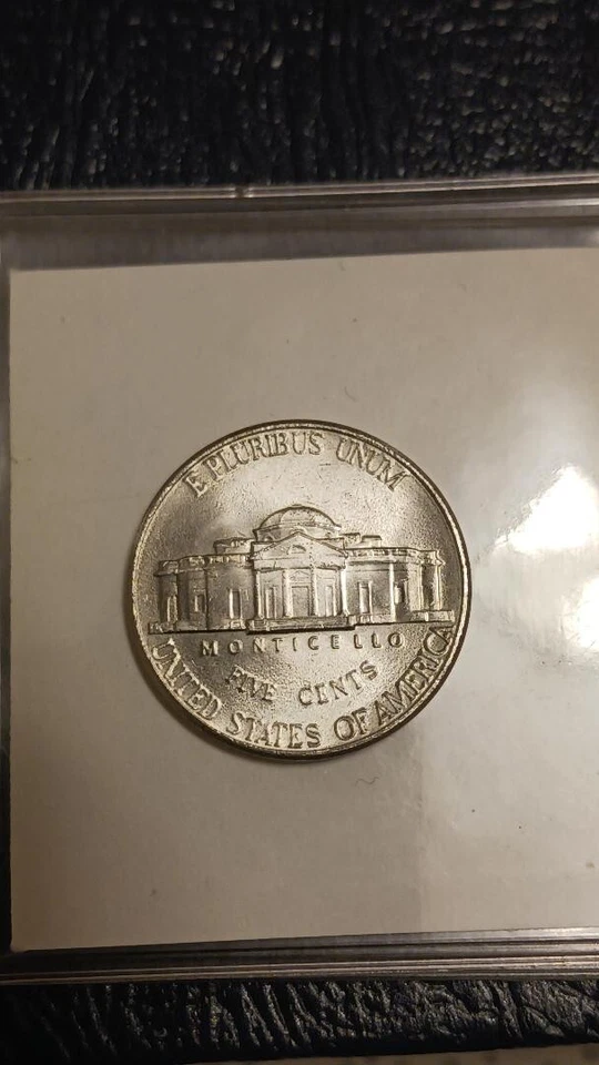 2003 P REAL MINT ERROR NICKEL 5 CENTS DOUBLE LETTERING BOTH SIDES - Image 3 of 4