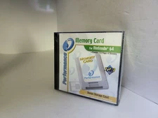 NEW SEALED W/B 256K MEMORY CARD CONTROLLER PAK for NINTENDO 64 N64 W/CASE #N24