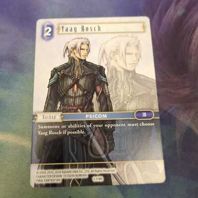 Final Fantasy TCG Opus I LP Yaag Rosch 1-174R