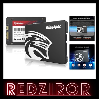 Intern SATA SSD 2.5 Zoll 1TB 3D NAND Schnell Boot Datenübertragung Kompatibel...