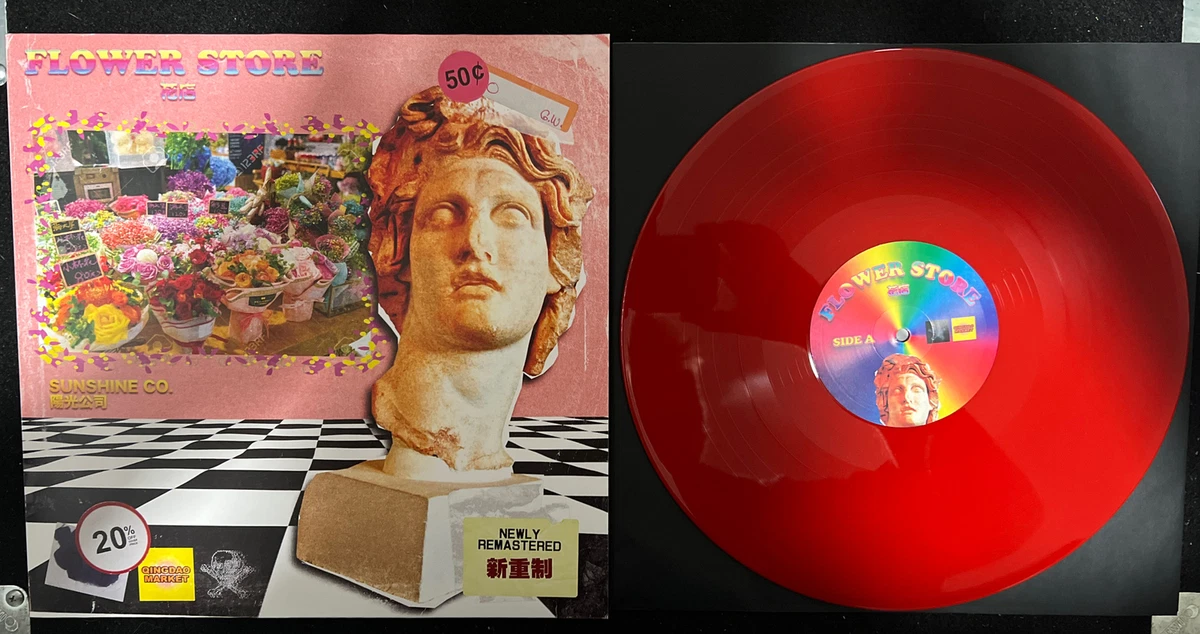 Macintosh Plus Flower Store Floral Shoppe Parody Remix Album Vinyl Record Red