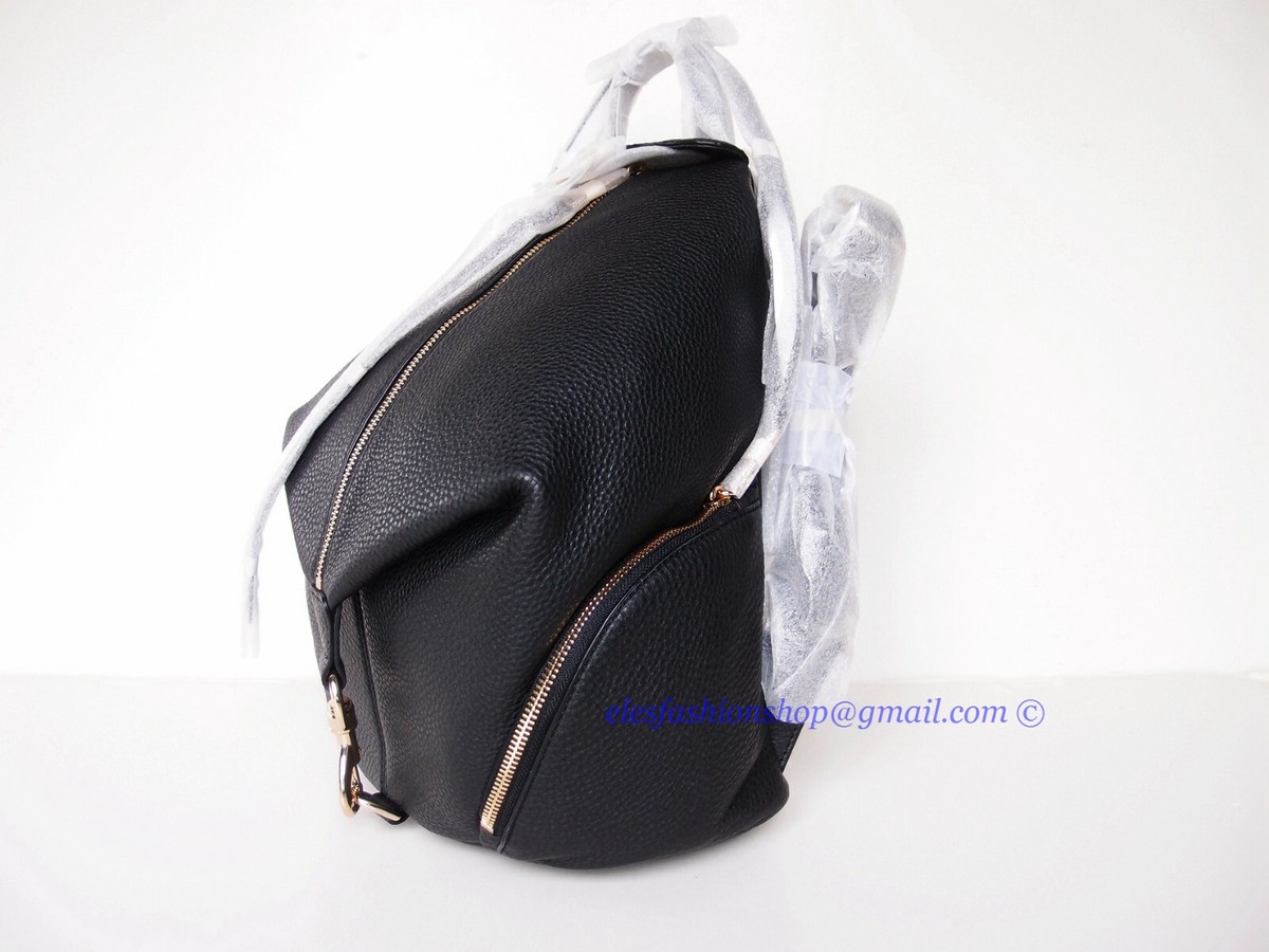❤️ NWT Rebecca Minkoff Julian Large Leather Backpack BLACK Goldtone HW AUTHENTIC Amazon.com | Rebecca Minkoff Jumbo Julian Backpack Black One  main image 4