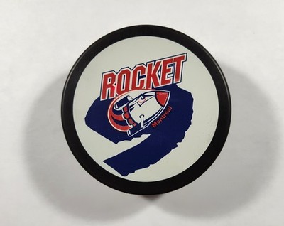 MONTREAL ROCKET LHJMQ HOCKEY PUCK QJMHL CHL CANADIEN HOCKEY LEAGUE INGLASCO