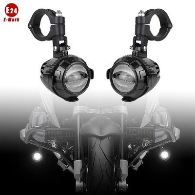 LED Zusatzscheinwerfer Universell Komplettset mit Bracket für Motorrad Quad ATV