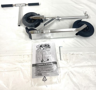 Razor Kids Foldable Easy Adjust A5 AIR Kick Scooter, Silver, 13013219