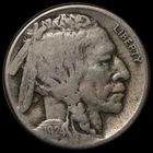 1924 s 5C Buffalo Nickel Circulated Coin